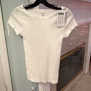 Brandy Melville White Short Sleeve Tee